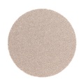 Hochflor Teppich rund 120 cm creme