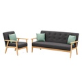 Sofa Set EDDY anthrazit