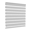 Ruby Diverses, Doppelrollo grau 100 x 100 cm