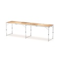 Ruby Diverses, Beer-Pong Tisch Holzoptik 240 x 60 cm