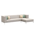 undefined, Ecksofa ALEXANDER rechts beige