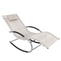 Sonnenliege Schaukelstuhl ANTIGUA beige