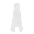 CONFORAMA, Moskitoschutz MOUSTIQUAIRE Durchsichtig Unifarben Weiss Tunnel Polyester 120 x 250 cm