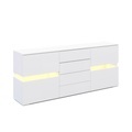Sideboard LED TANA 177 x 72 cm weiss