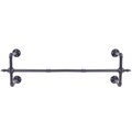 Kleiderstange Eisen 120 cm schwarz
