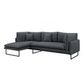 Ecksofa MARISA links anthrazit