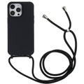 undefined, Handyhülle mit Band iPhone 14 Pro schwarz