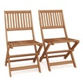 Gartenstuhl Holz AMALFI klappbar 2er Set