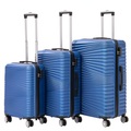 Reisekoffer Hartschalenkoffer NIA 3er Set blau