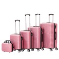 Reisekoffer Hartschalenkoffer NIA 5er Set rosa
