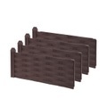 undefined, Beeteinfassung Rattanoptik 45 x 45 x 18 cm