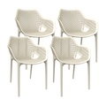 Gartenstuhl MATS 4er Set beige