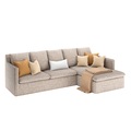Ecksofa DINA rechts beige