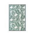 Teppich TROPIC 180 x 120 cm grün/weiss