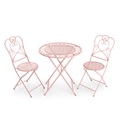 Bistroset PAULINE rosa