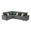 undefined, Ecksofa mit Schlaffunktion LYNN links anthrazit