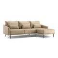 undefined, Ecksofa Leder LIV rechts beige