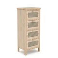 Kommode ALDO 4 Schubladen 34 x 78 cm natur