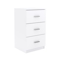 undefined, Nachttisch FORTE mit 3 Schubladen weiss