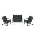 Lounge EDEM anthrazit/schwarz