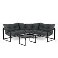 undefined, Lounge FLORENZIA anthrazit/schwarz