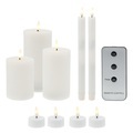 undefined, LED Kerzen Set 9-teilig weiss
