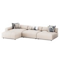 Ecksofa BONNIE links beige