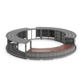 undefined, Whirlpool Umrandung Rattan HEAVEN grau
