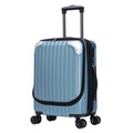 Reisekoffer Hartschalenkoffer mit Laptopfach LIMMA Grösse M blau
