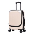 Reisekoffer Hartschalenkoffer mit Laptopfach LIMMA Grösse M beige
