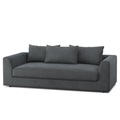 Bigsofa Samt ABBY anthrazit