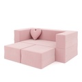 undefined, Kindersofa Spielsofa BARNY rosa