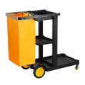 undefined, Reinigungswagen schwarz/orange