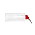 Trinkflasche 1L rot/transparent