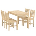 Essgruppe Holz VITTORIA 5-teilig natur