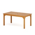 Gartentisch Holz LINDEN 156 x 90 cm