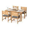Gartenmöbel Set Holz MONICA 5-teilig