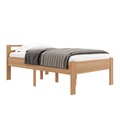 Bett Holz SHERWOOD 120 x 200 cm natur