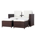 Love Seat CHANELL Rattan Garnitur