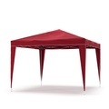 Gartenpavillon Partyzelt 3 x 3 x 2.6 m rot