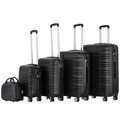 Reisekoffer Hartschalenkoffer 5er SET schwarz