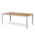Tisch Polywood 200x100 cm braun
