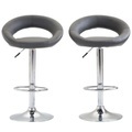 Barhocker Wanda grau im 2er-Set