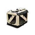 Hundebox faltbar S beige