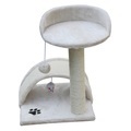 Katzenkratzbaum klein 50 cm beige
