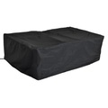Abdeckplane für Rattan Lounge schwarz