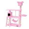 Katzenkratzbaum 141 cm hoch pink