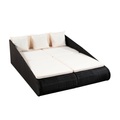 Gartenliege EMILIA 200 x 142 x 59 cm