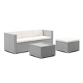Kissenset für Rattanlounge NIZZA beige