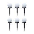Solarlampe rund 10 cm 6er-Set